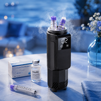 Mini-réfrigérateur portable pour insuline et médicaments avec température de 0 à 18°C ° Écran LCD Type-C 5V pour le stockage de médicaments pour diabétiques en voyage