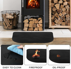 "Tapis résistant au feu en tissu ignifuge double face pour foyer de cheminée Poêle à <span class=keywords><strong>bois</strong></span> BBQ Fumeur <span class=keywords><strong>Protection</strong></span> du sol" - Product Image 5