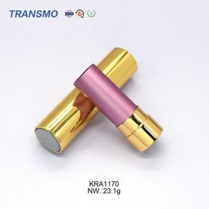 Étui à rouge à lèvres de luxe en aluminium, tube de rouge à lèvres, baume à lèvres, tube de rouge à lèvres pressé doré personnalisé - Product Image 5