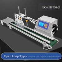 Ecannal semi-automatique petit convoyeur à 4 têtes liquide vernis à ongles essence huile colle chimique miel remplissage machine d'embouteillage