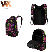 Sac à dos scolaire grande capacité personnalisé avec logo, étanche, pour ordinateur portable, fermeture éclair, pour garçon