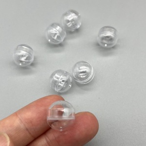 Màu Trong Suốt Gashapon Kích Thước Nhỏ Viên Nang 13Mm * 14Mm Vòng Nhựa Rỗng Viên Nang Cho Đồ Chơi Máy Bán Hàng Tự Động - Product Image 1