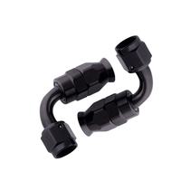 Connecteur rapide en PTFE AN8, adaptateur rotatif pivotant en aluminium à 45 degrés, connecteur de tube de refroidisseur d'huile, joint d'extrémité de tuyau