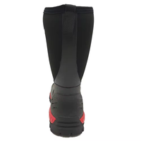 Vente en gros de chaussures de canard en néoprène noir solide bottes imperméables bottes de chasse pour hommes avec semelle extérieure en caoutchouc isolant
