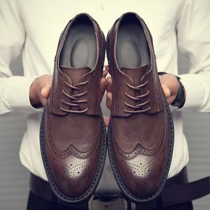 Zapatos Oxford de Cuero Genuino Negro con Punta Puntiaguda y Cordones, Zapatos de Vestir con Suela de Goma Transpirable para Todas las Temporadas, Oficina y Carrera - Product Image 3