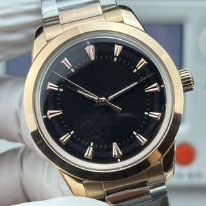 Reloj de Lujo Premium con Caja Mecánica Automática, Esfera Romana Luminosa, Cristal de Zafiro, Resistente al Agua 50 Bar, Acero Inoxidable - Product Image 4