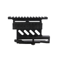 Support de lunette de chasse en aluminium ECHAIN, fixation latérale pour optique, aluminium noir