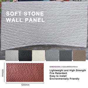 แผ่นหินธรรมชาติสำหรับหุ้มผนังด้านนอกแผ่นหินเทียมกันน้ำหินเทียมหินใหม่ - Product Image 4