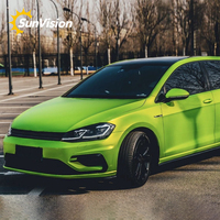 Iridescent – autocollant noir holographique Laser chromé, Film d'emballage de voiture vert, autocollants de corps en vinyle couleur PVC ppf