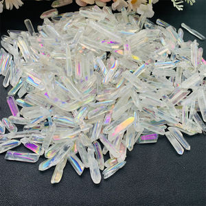 หินออร่าคริสตัลธรรมชาติขนาด3-5ซม. หินบำบัดหินควอตซ์ใสสำหรับตกแต่งบ้าน - Product Image 5