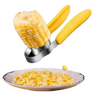 Desgranadora de Maíz Manual de Acero Inoxidable Zenidoo H-542, Pelador de Mazorcas, Separador de Granos, Triturador de Alimentos, Separador Creativo de Frutas y Verduras - Product Image 1