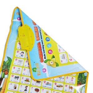 Tableau mural éducatif parlant pour enfants, <span class=keywords><strong>alphabet</strong></span>, musique, sons d'animaux, <span class=keywords><strong>anglais</strong></span>, chinois, cambodgien, khmer - Product Image 2