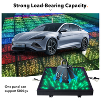 Piste de danse LED GEVV Colorful Starlight DMX avec télécommande PC pour fêtes et mariages
