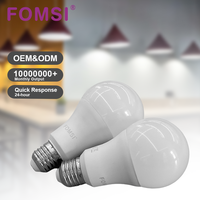 Bombillas LED FOMSI de Alta Calidad A60 7W 9W 12W 15W 18W 20W, Bombilla Globo AC 165-265V, Espectro Completo, Venta al por Mayor de Fábrica