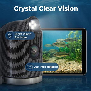 Caméra de pêche sous-marine HD <span class=keywords><strong>pour</strong></span> bateaux marins, panoramique à 360 degrés, étanche - Product Image 1