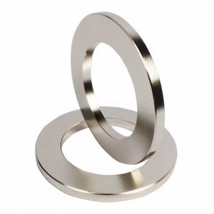 영구 강한 NdFeb 마그네틱 링 100mm N45 N52 방사형 직경 자석 네오디뮴 링 자석 - Product Image 5