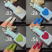 Ensemble de vernis à ongles en gel Sweet Macaron, 58 couleurs, couverture en une seule couche, pigment UV, gel à ongles professionnel pour salon, manucure, imperméable, séchage rapide