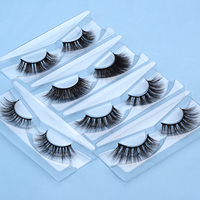 Qualité de luxe 3D 6D pleine bande 25mm vison cils réutilisables Faux vison faux cils avec boîtes de cils