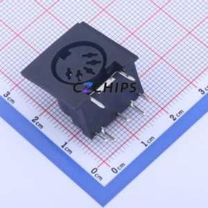 DIN-504B-M10 Circular DIN Connector Through hole Component (THT) Connector - Product Image 1