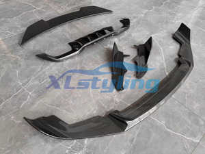 XL styling Glossy Black Carbon Look Umbau Front Lip Splitter Heck diffusor Spoiler Body Kit Für F87 M2 <span class=keywords><strong>M2CS</strong></span> - Product Image 4