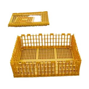 Gabbia di plastica Live Goose Turkey Duck Chicken Transport Crate per allevamento di pollame