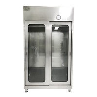 Nouvelle salle de purification d'usine sans poussière en acier inoxydable pour vestiaires, avec FFU de niveau 100, efficacité de filtration de 95% et désinfection