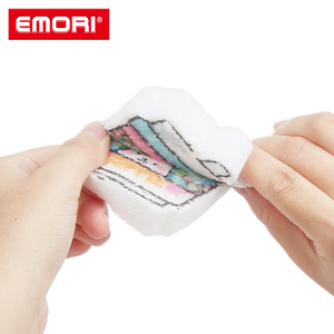 Éponge de nettoyage de cuisine biodégradable de forme personnalisée Éponge nettoyante pour le visage à impression numérique Cellulose compressée - Product Image 3