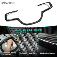 Couvre-cadre de volant pour Dodge Ram 1500 TRX 2019 2020 2021 2022 2023 2024, accessoires intérieurs en fibre de carbone véritable