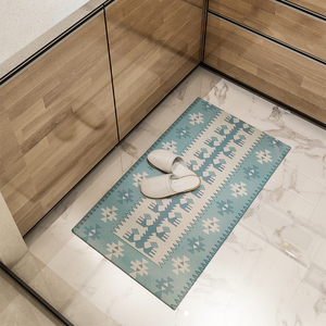 Alfombra <span class=keywords><strong>de</strong></span> algodón <span class=keywords><strong>de</strong></span> estilo nórdico <span class=keywords><strong>para</strong></span> el hogar, tapete con estampado <span class=keywords><strong>de</strong></span> bloques <span class=keywords><strong>de</strong></span> mano <span class=keywords><strong>para</strong></span> sala <span class=keywords><strong>de</strong></span> estar, cocina, pasillo, precio <span class=keywords><strong>de</strong></span> fábrica - Product Image 1