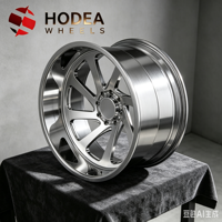Jantes forgées tout-terrain à déport profond 18/20/22/24/26 pouces pour Navigator/Sierra 1500, finition chrome brossé poli personnalisée pour modèles urbains