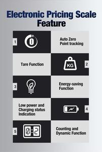मूल्य कंप्यूटिंग संकेतक वजन वाले प्लेटफॉर्म के लिए हुअलताई - Product Image 4