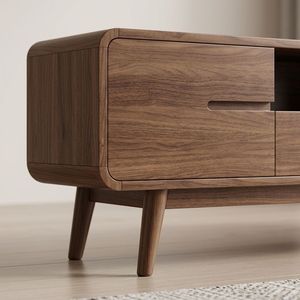 Moderno y Lujoso Soporte de <span class=keywords><strong>TV</strong></span> Plegable de Madera con Cajones, Ajustable, para Montar en la Pared, para Sala de Estar, Dormitorio, Comedor, Apartamento, Hotel, Hogar - Product Image 4