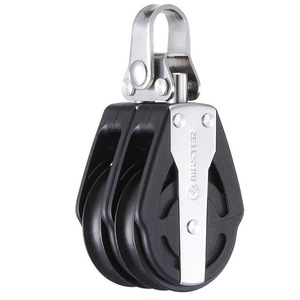 Poulie à double roulement à billes Master SPB-5703F, diamètre de roue 57 mm, diamètre de fil 12 mm, panneaux latéraux mixtes pour quincaillerie marine - Product Image 1