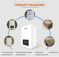 Chauffe-eau électrique intelligent Wi-Fi 4kW-12kW pour maison connectée, avec réglage de la température, programmation de l'horloge, consultation de l'état et chauffage instantané