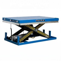 Table élévatrice à ciseaux électrique OFY 500KG-10TONS certifiée CE, plateforme 2500x1500mm, élévateur d'entrepôt avec alimentation 110V-415V