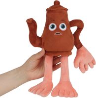 Peluche de bureau personnalisée de 12 pouces, style italien, en coton PP, avec motif de meme AI 'Brainrot', jouet de collection pour la décoration intérieure, drôle