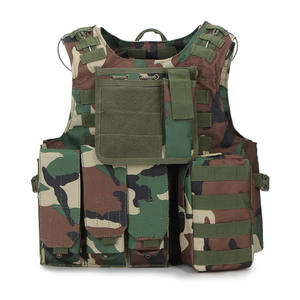 Gilet d'entraînement extérieur personnalisé, sac de poitrine tactique amphibie tendance, vêtements de protection, résistant à l'usure, camouflage - Product Image 4