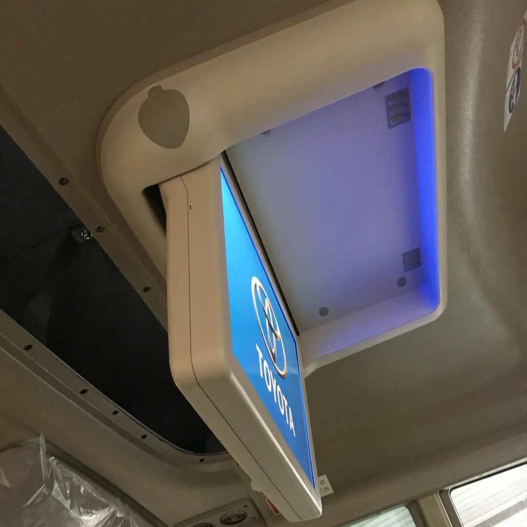 TFT LCD 플립 다운 지붕 마운트 자동차 TV/버스 모니터/차량 모니터 광고 디스플레이
