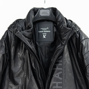 NAFA Veste en duvet matelassée très chaude en cuir de vachette véritable pour hommes par temps froid <span class=keywords><strong>d</strong></span>'<span class=keywords><strong>hiver</strong></span> - Product Image 3