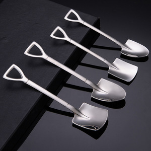 Cuchara de Acero Inoxidable para Café y Té, Diseño Creativo Retro, Cuchara para Servir Cena, Helado, Postre, Sandía, Utensilios de Cocina, Herramienta de Bar - Product Image 3