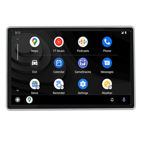 Pantalla Táctil Universal Doble DIN con GPS, Carplay Inalámbrico y Android Auto, Estéreo para Auto Android de 2 DIN y 13 Pulgadas