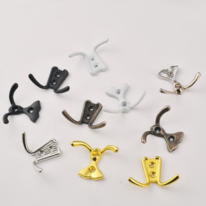 Jingmao Wall <b>Mounted</b> Coat Hooks Zinc Alloy Rectangle Durable Modern Style Various Colors - Product Image 4