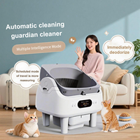 Fabrika Çıkışlı Akıllı Evcil Hayvan Ürünleri Elektronik Kedi Tuvaleti Uzaktan Kumandalı