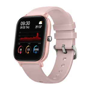 Reloj inteligente P8 para hombre y mujer, pulsera deportiva con Monitor de ritmo cardíaco y sueño, rastreador para teléfono