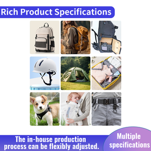 Fabrika özelleştirme çanta askısı için köpek kancası katı Metal döner klip yaylı kanca kayış - Product Image 3