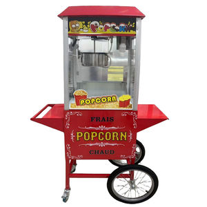 Máquina de Palomitas de Maíz Comercial a Precio de Fábrica, Carrito Industrial con Ruedas para Hacer Palomitas - Product Image 1