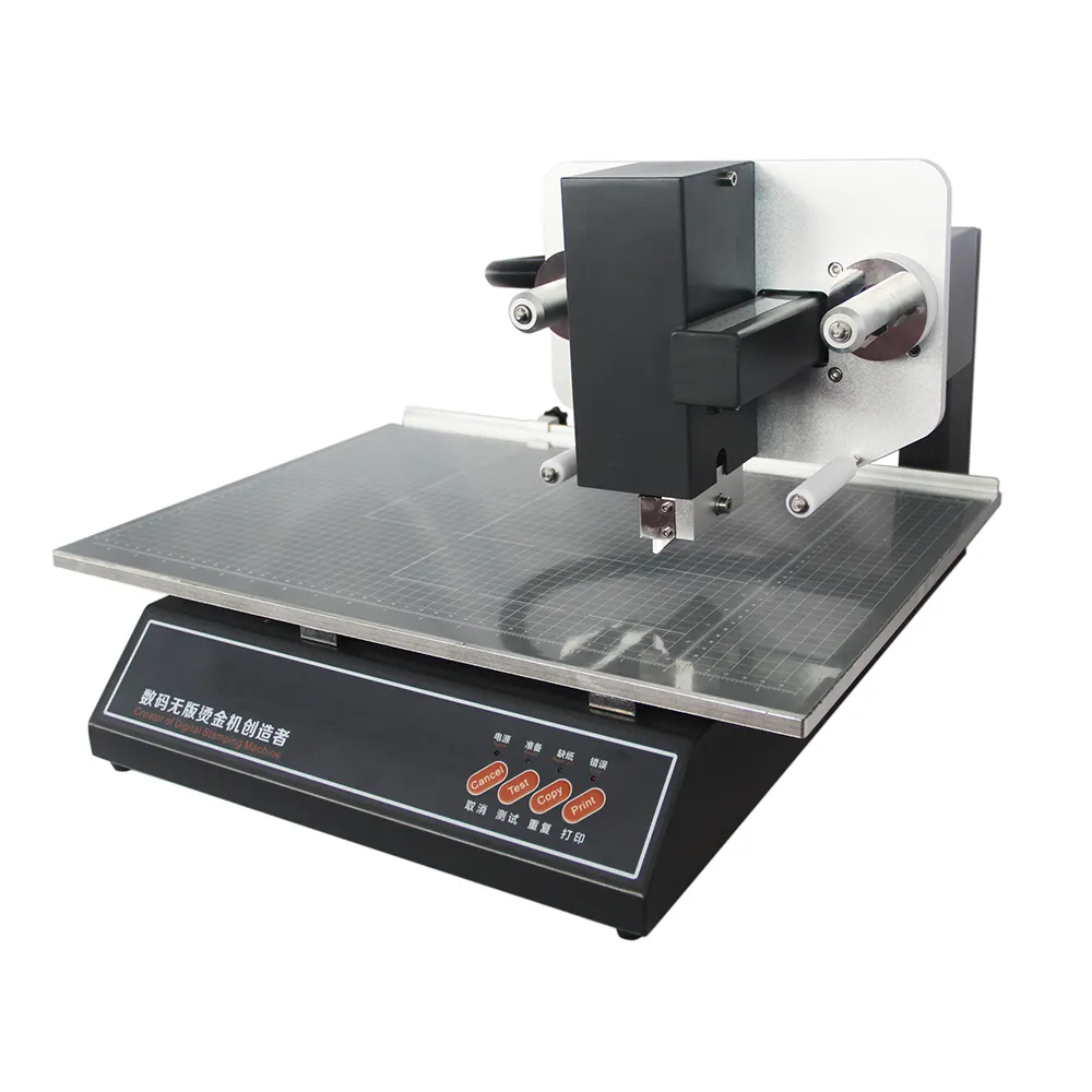 Yüksek çözünürlüklü istikrarlı performans 3050A + masaüstü sıcak folyo damgalama makineleri için dijital folyo yazıcı fiyatı