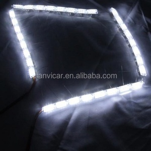 Hot Selling Led Flexible Drl Strip Daytime Running Light Universal Led Strip Sequential Drl Dual Color Car Retrofit Kit - Product Image 6