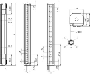 <b>Hot</b>-selling SICK 1211483 C4C-EA15010A10000 Safety Light Curtains - Product Image 3