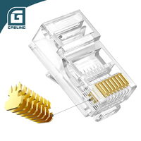 Gcabling Network Cat5e RJ45 conector modular Internet Lan 8P8C conector Cat 5E UTP Ethernet RJ45 conector